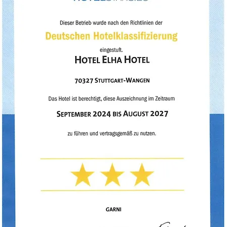 Elha Hotel Stuttgart